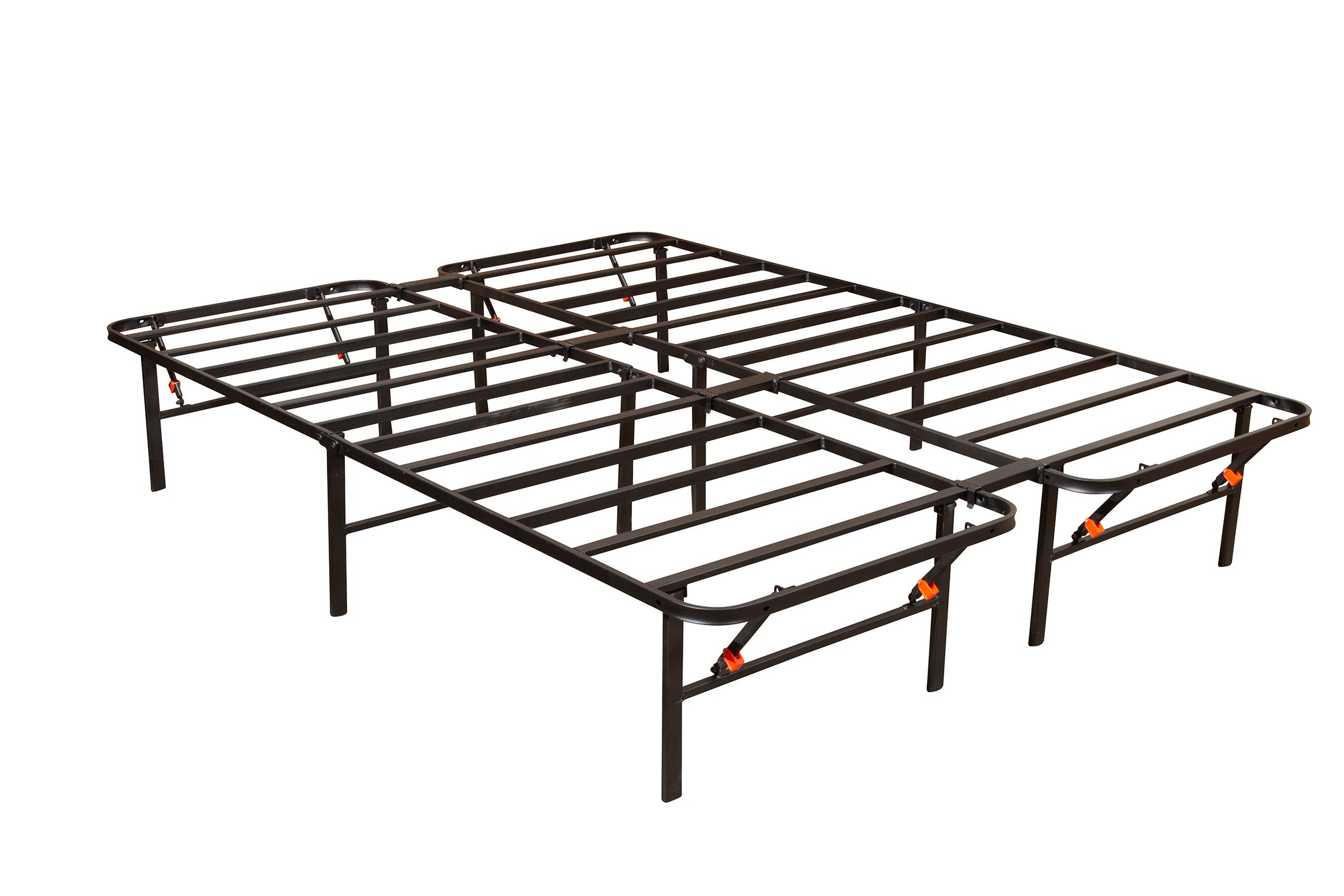 Twin metal bed base for mattresses