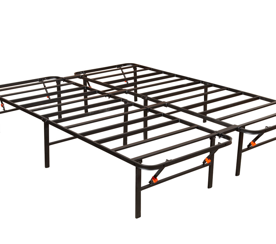 Twin metal bed base for mattresses